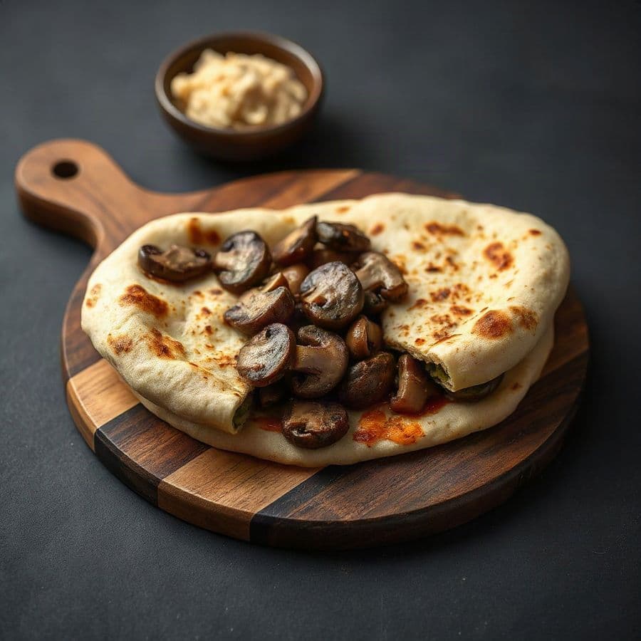 Truffle Mushroom Naan