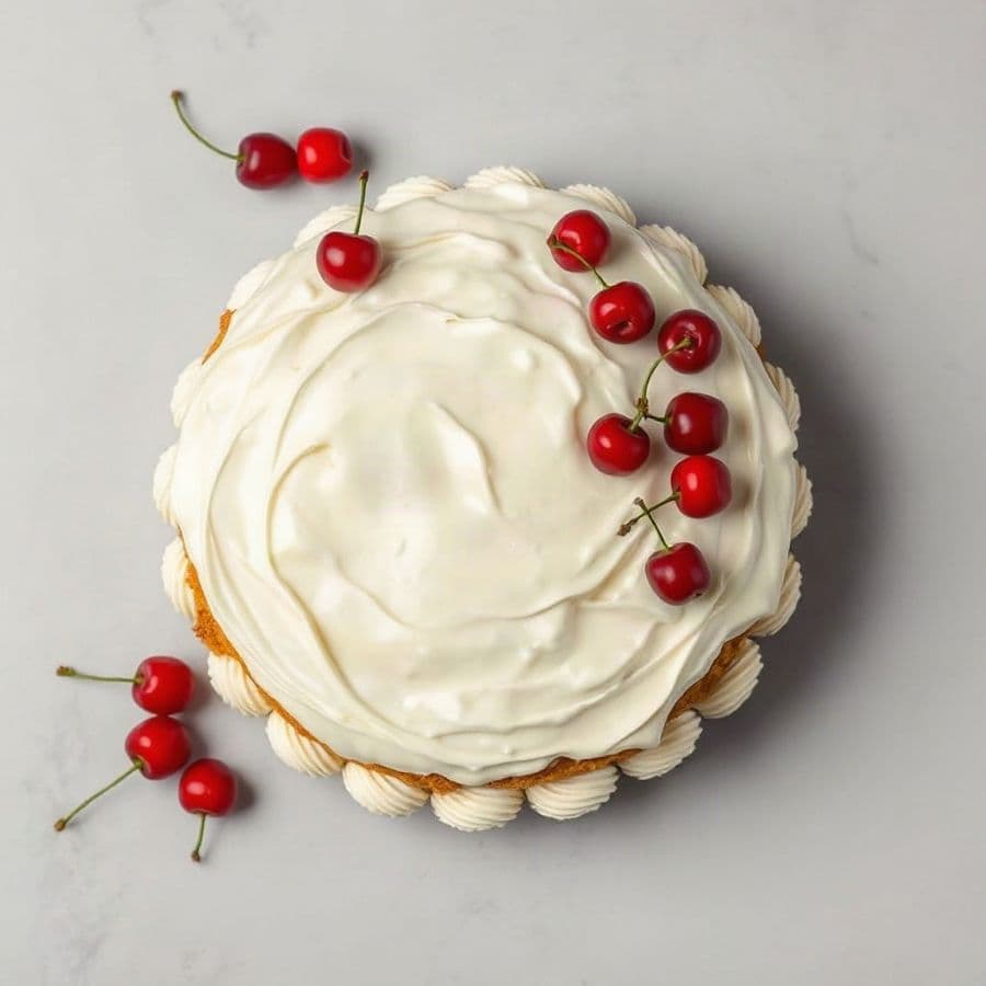 White Forest Cake